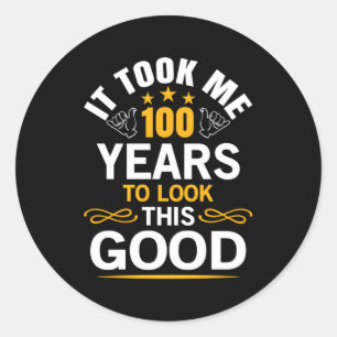 Sticker Rond 100E M'A Pris 100