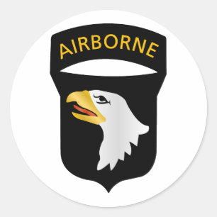 Sticker Rond 101e division aéroportée