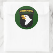 Sticker Rond 101e division aéroportée SSI (Sac)