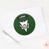Sticker Rond 101e rustine de poche LRRP embarquée (Enveloppe)