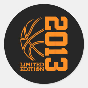 Sticker Rond 10e ANNIVERSAIRE BASKETBALL LIMITED EDITION 2013