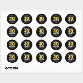 Sticker Rond 10E Py Ceci Est Maintenant 10 Chiffres Double (Feuille)
