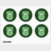 Sticker Rond 10e SFG-A 1 (Feuille)