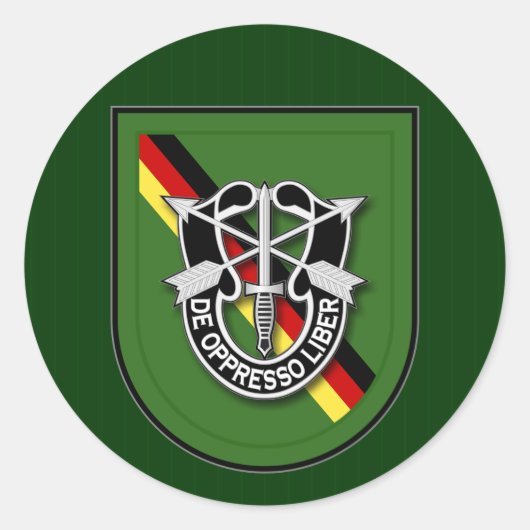 Sticker Rond 10e SFG-A 7 Allemagne (Devant)