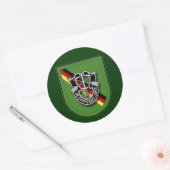 Sticker Rond 10e SFG(A) - Bad Tolz, Allemagne (Enveloppe)