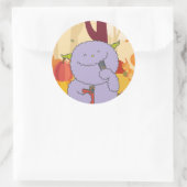 STICKER ROND 11月モンスターシール。 (Sac)