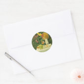 Sticker Rond 1144 Tea Time in Garden (Enveloppe)