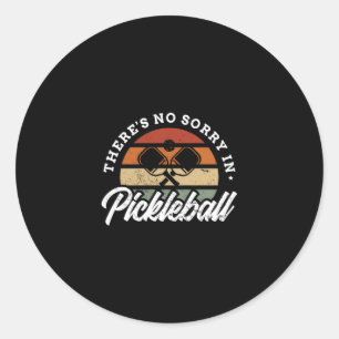 Sticker Rond 114.Il N'Y A Pas De Désolation Dans Pickleball