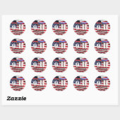 Sticker Rond 11 septembre (Feuille)