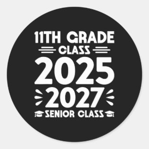 Sticker Rond 11E Grade Cl De 2025 Future Cl Senior De 2027