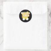 Sticker Rond 11e Grade Vibes Shirt back To School First Day (Sac)