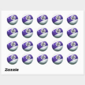 Sticker Rond 12 balles (Feuille)