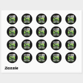 Sticker Rond 12 Déverrouillé Awesome 2008 jeu vidéo 12e anniver (Feuille)