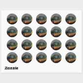 Sticker Rond 12e forces spéciales sf sfg Green Berets (Feuille)