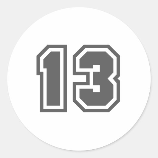 STICKER ROND 13 (Devant)