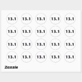 Sticker Rond 13,1 cercle (Feuille)