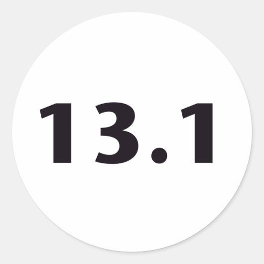 Sticker Rond 13,1 cercle (Devant)