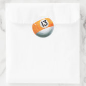 Sticker Rond 13 balle (Sac)