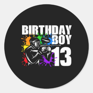 Sticker Rond 13 Paintball Py 13E Pour