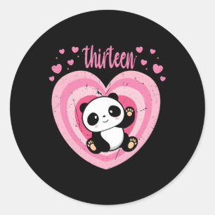 Sticker Rond 13 Panda 13E B-Jour