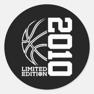 Sticker Rond 13e anniversaire Basketball Limited Edition 2010