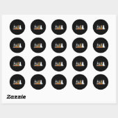 STICKER ROND 14 (Feuille)