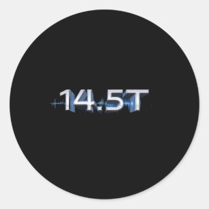 Sticker Rond 14,5 T - - Sti de conception de puissance magnétiq