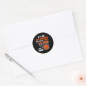 Sticker Rond 14 Ans Joyeux 14e anniversaire Basketball 14e bi (Enveloppe)