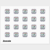 Sticker Rond 15e anniversaire (Feuille)