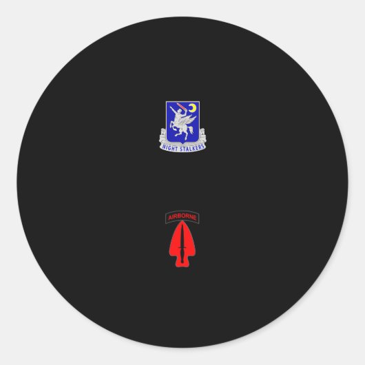 Sticker Rond 160E Stalkers De Soar Night (Devant)