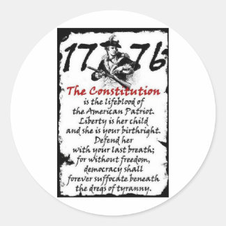 STICKER ROND 1776
