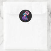 Sticker Rond 1776 Plus de 67 Meme drôle George Washington Drip (Sac)