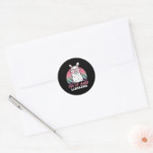 Sticker Rond 17 Ans Anniversaire Llamazing 17e Anniversaire Lla (Enveloppe)