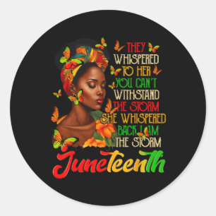 Sticker Rond 17ème Histoire noire des femmes afro-américaines