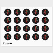STICKER ROND 1865 1865 1865 (Feuille)
