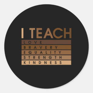 Sticker Rond 1865 - Histoire des Noirs