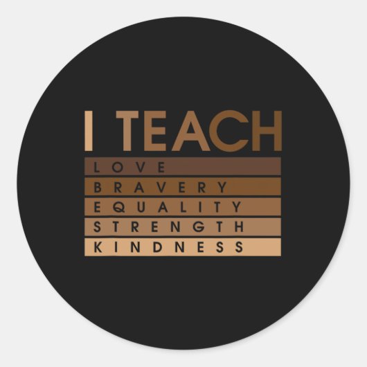 Sticker Rond 1865 - Histoire des Noirs (Devant)