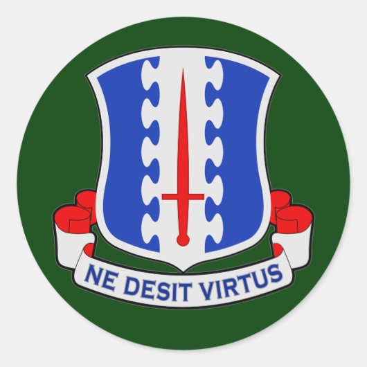 Sticker Rond 187e Régiment d'infanterie (aéroporté) (Devant)