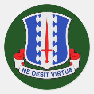 Sticker Rond 187e Régiment d'infanterie (aéroporté)