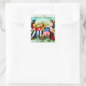 Sticker Rond 1898 Bons amis Cigars (Sac)