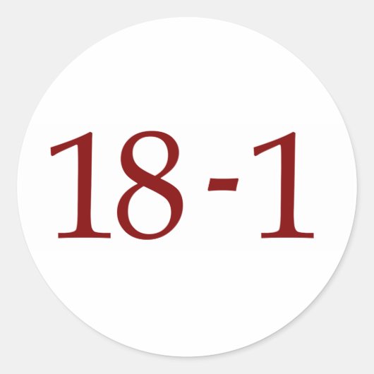 STICKER ROND 18-1 (Devant)