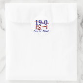 Sticker Rond 18-1 Go G-Men (Sac)