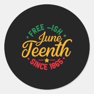 Sticker Rond 18ème siècle de libre-échange depuis 1865 - Histoi