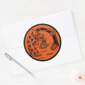 Sticker Rond 1920 Halloween Conjuring Specter Classic Round St (Enveloppe)