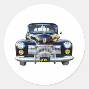 STICKER ROND 1941 CADILLAC