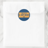 Sticker Rond 1957 Joy Ride Car (Sac)