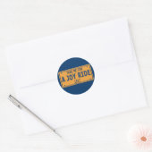 Sticker Rond 1957 Joy Ride Car (Enveloppe)