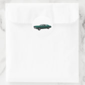 Sticker Rond 1969 Chevelle SS : Finition verte (Sac)