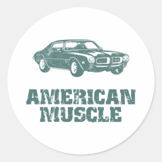 Sticker Rond 1970 Pontiac Firebird 400 Ram Air