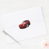 Sticker Rond 1977-78 Rouge trans-Am (Enveloppe)